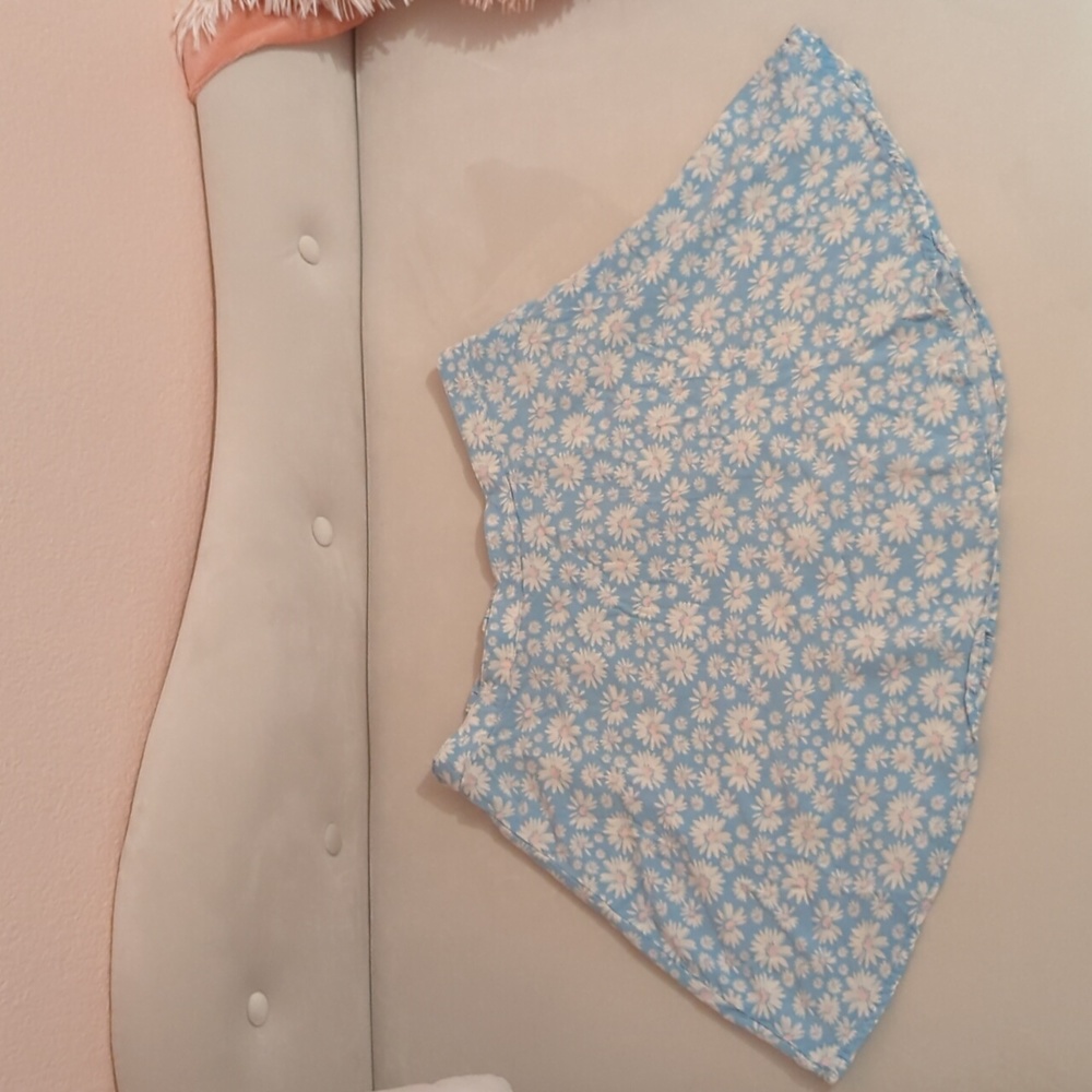 Small cute daisy skirt mini a line